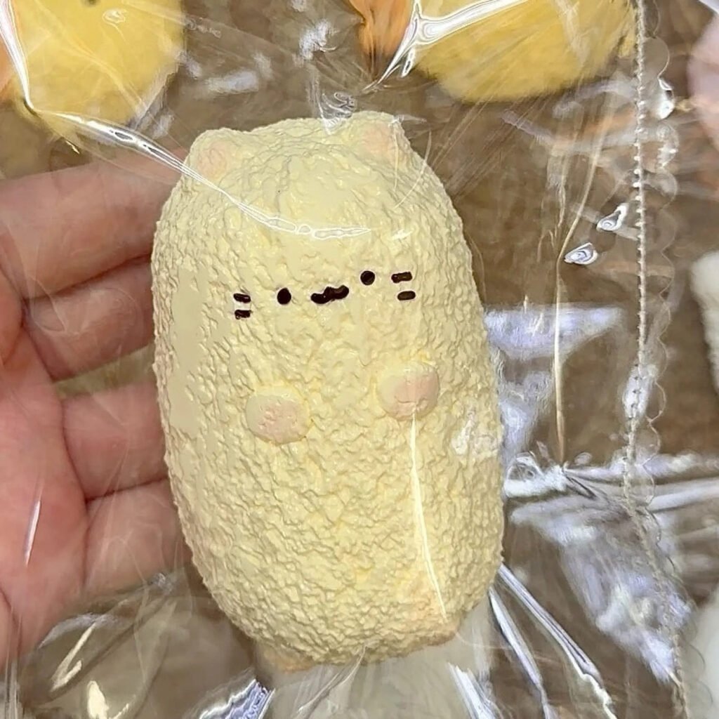 135080 Ohmo Nienie Little Yellow Cat Bar (Heat Pad Cream Cheese Clay Texture Series) / ohmo捏捏 黄色いこねこバー (加熱パッドクリームチーズクレイ触感シリーズ)