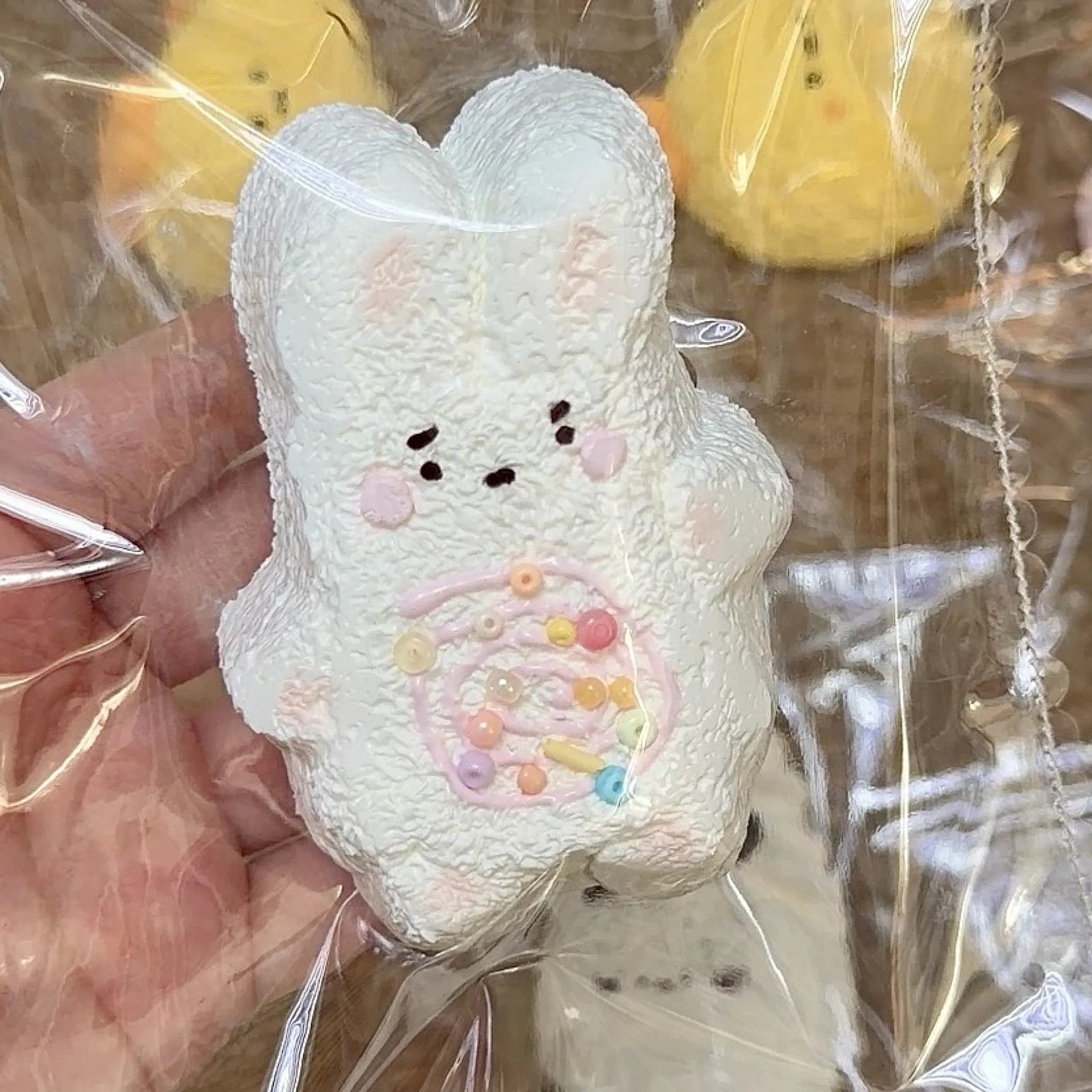 135081 Ohmo Nienie Confused Bunny (Heat Pad Cream Cheese Clay Texture Series) / ohmo捏捏 困り顔うさぎ (加熱パッドクリームチーズクレイ触感シリーズ)