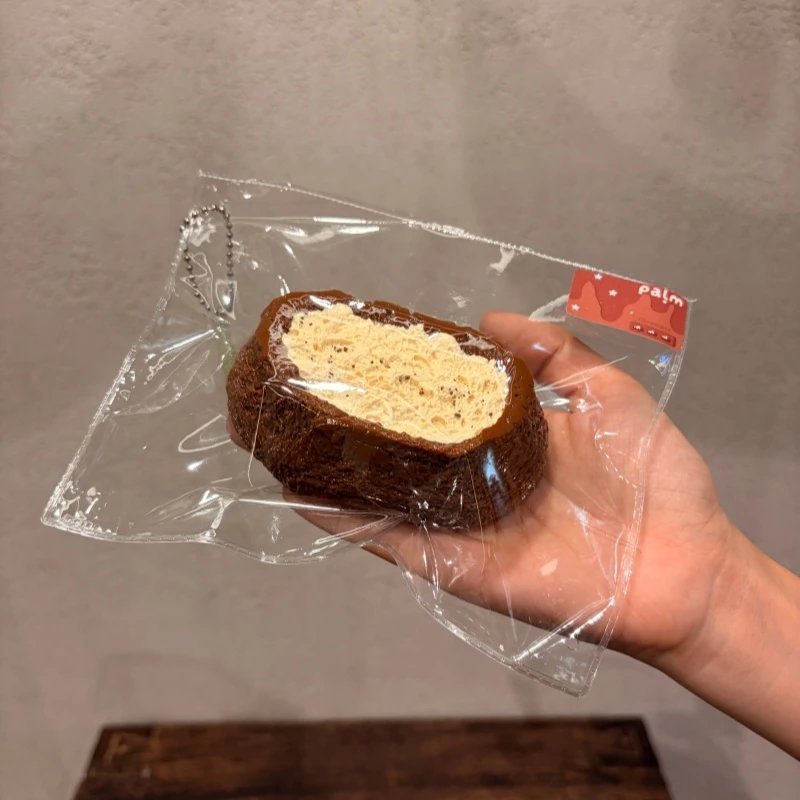 405040 PALM Chocolate Artisan Bread (Yogurt Clay Texture Series) / PALM胖胖捏捏 巧克力欧包（酸奶泥触感系列）