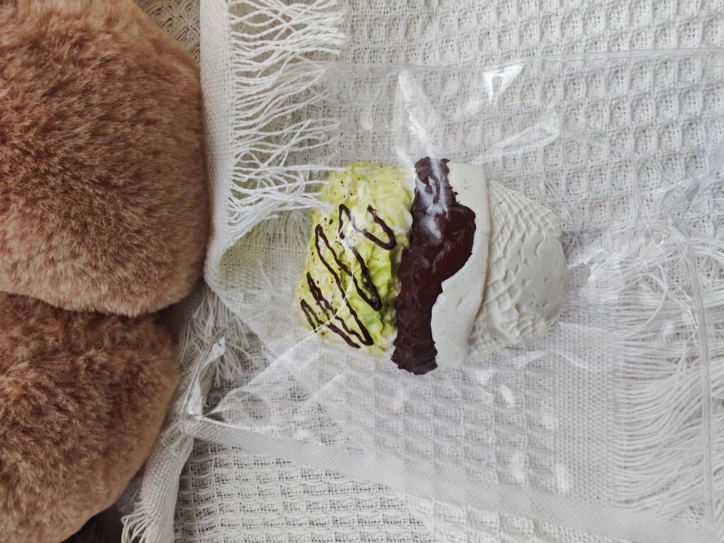 367000 Paopao Fish Shop Matcha Bear Head Cone / 泡泡鱼 shop 抹茶熊头甜筒