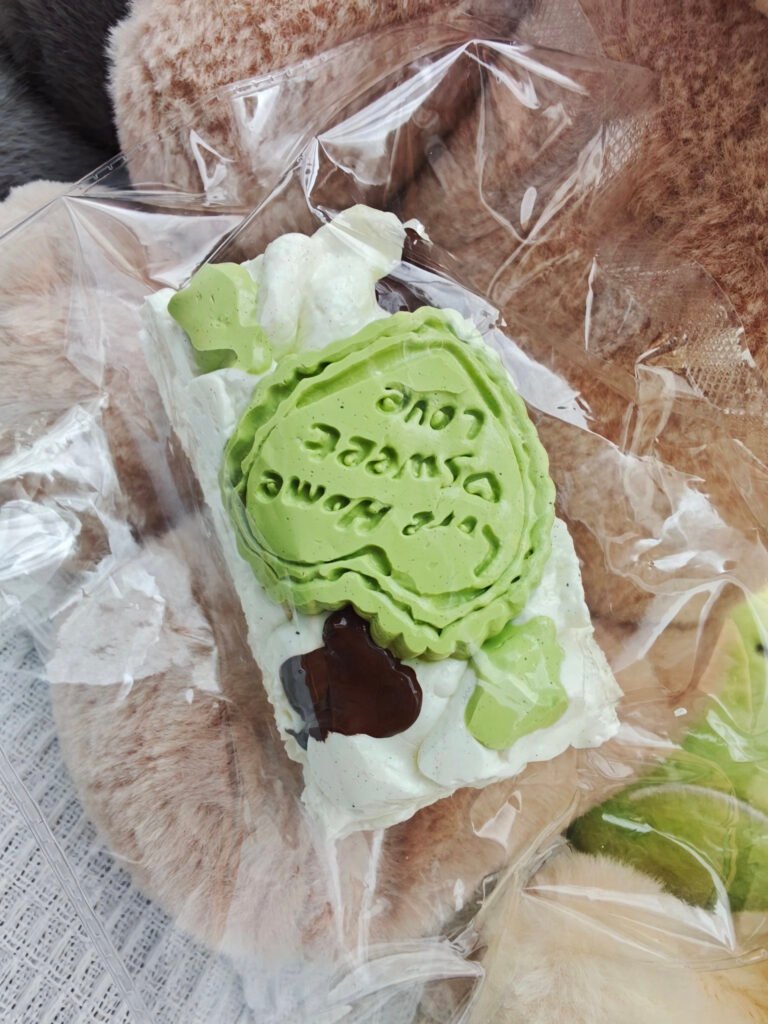 367001 Paopao Fish Shop Matcha Cake 185g / 泡泡鱼 shop 抹茶蛋糕185g