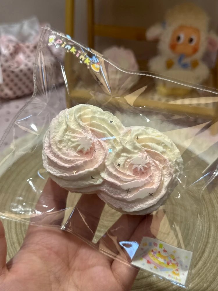 436030 Pinkink Double Cookies (Dry Cheese Clay Texture Series) / 粉墨捏捏 二连曲奇(干奶酪触感系列)