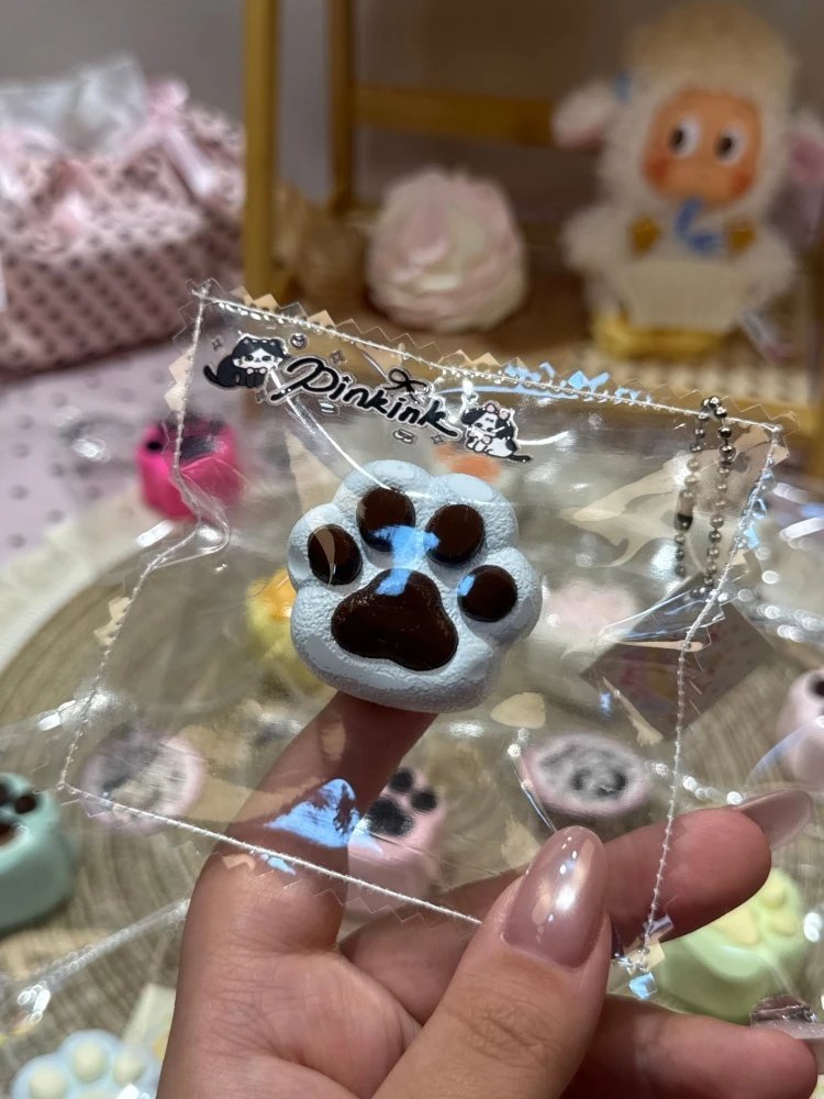 436031 Pinkink Sea Salt Cat Paw (Dry Cheese Clay Texture Series) / 粉墨捏捏 海盐猫爪(干奶酪触感系列)
