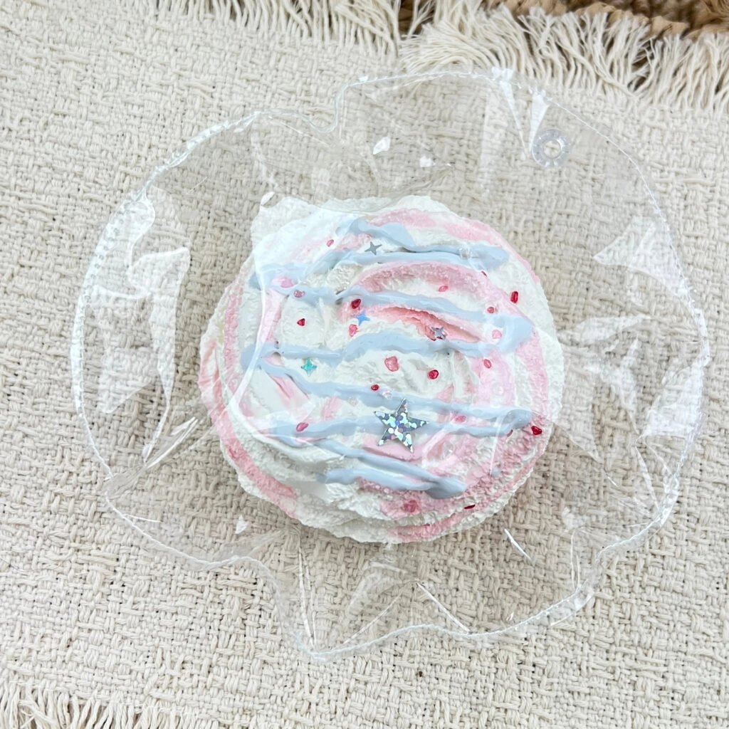 63018 PokuPoku Pink Blue Coast Single Cookie (Cream Paste Texture Series) / PokuPoku 粉蓝海岸单颗曲奇（乳膏泥触感系列）