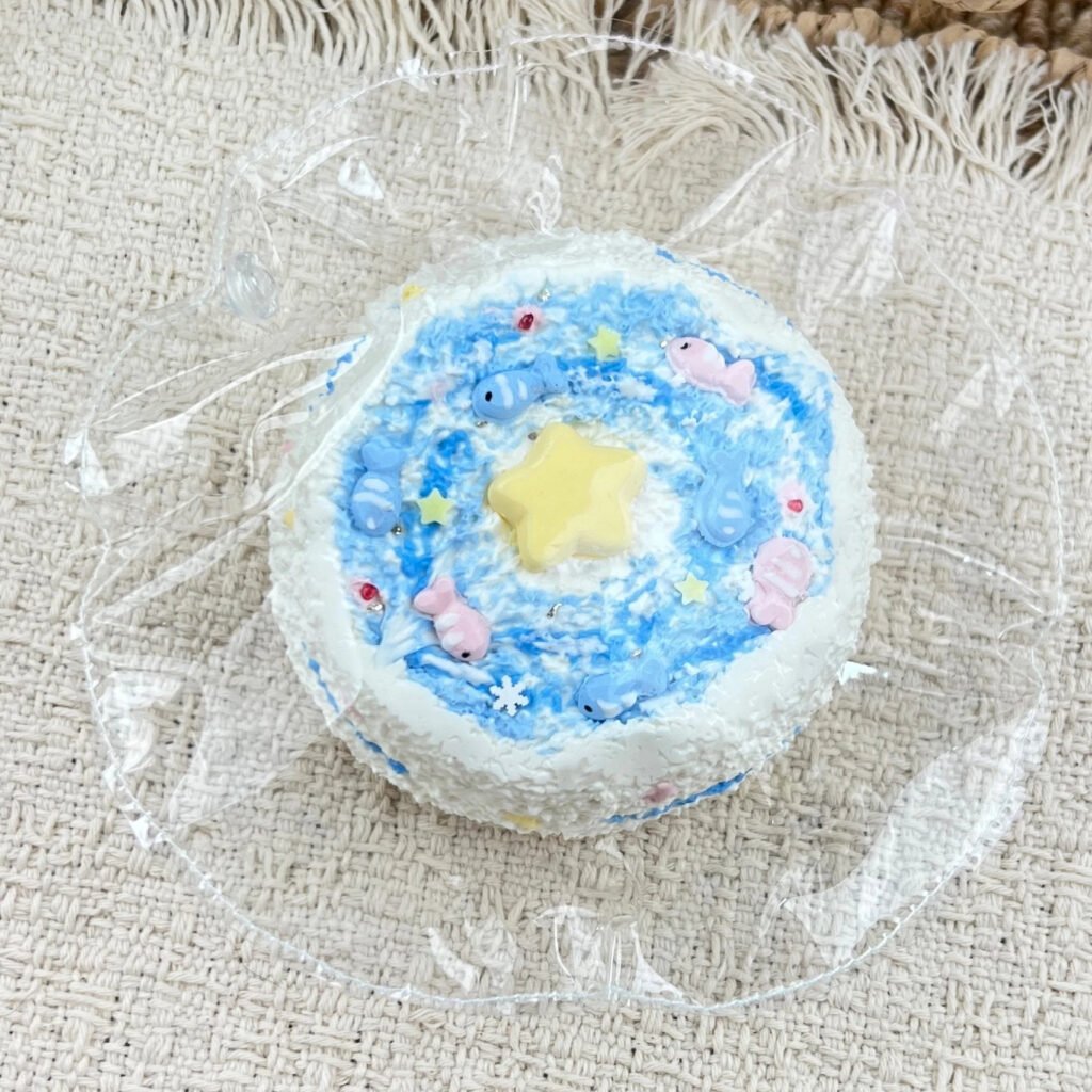 63031 PokuPoku Undersea World Round Toast (Cream Clay Texture Series) / PokuPoku 海底世界圆吐司（奶油泥触感系列）