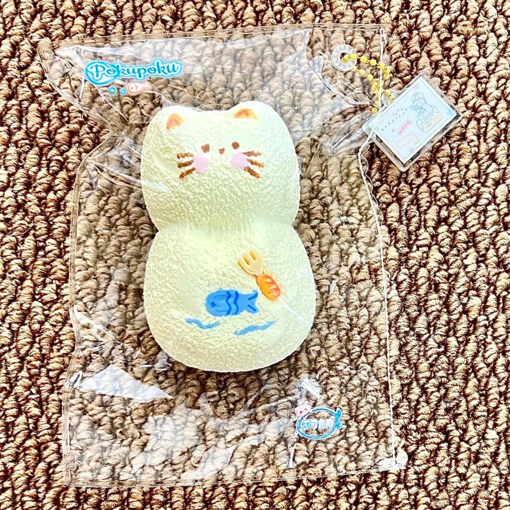 63042 PokuPoku Double Cat Head (Cream Clay Texture Series) / PokuPoku 二连猫猫头(奶油泥触感系列)