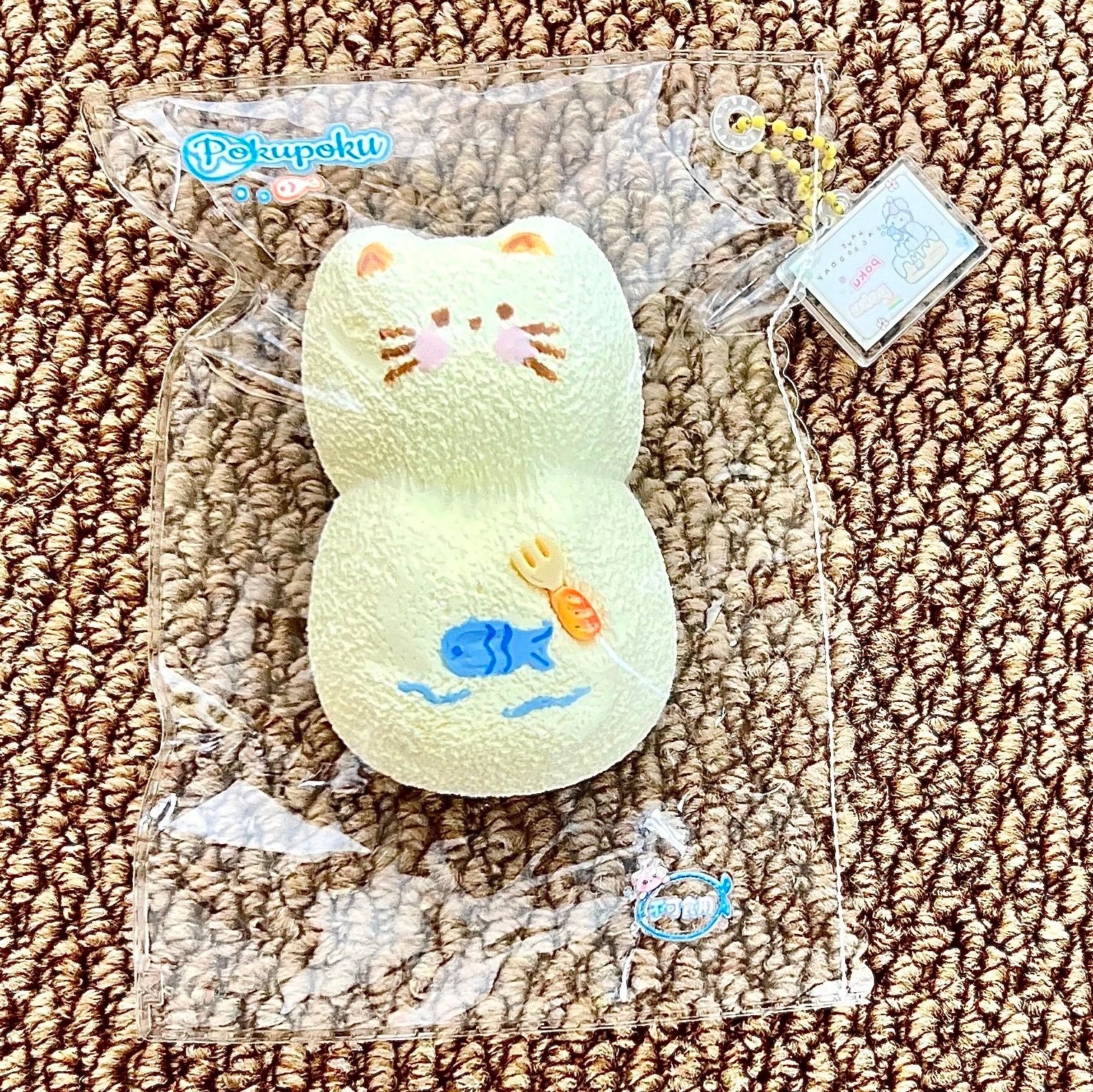 63042 PokuPoku Double Cat Head (Cream Clay Texture Series) / PokuPoku 二连猫猫头(奶油泥触感系列)