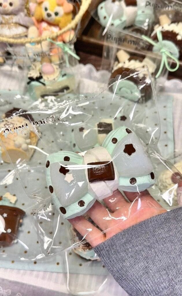 311008 PuPu Miao Studio Thin Chocolate Star Bow (Thin Chocolate Texture Series) / PuPu喵studio 薄巧星星蝴蝶结（薄巧触感系列）
