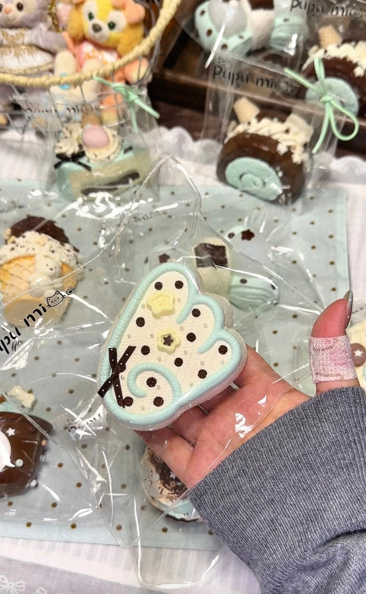 311009 PuPu Miao Studio Thin Chocolate Polka Dot Wings (Thin Chocolate Texture Series) / PuPu喵studio 薄巧波点翅膀(薄巧触感系列)