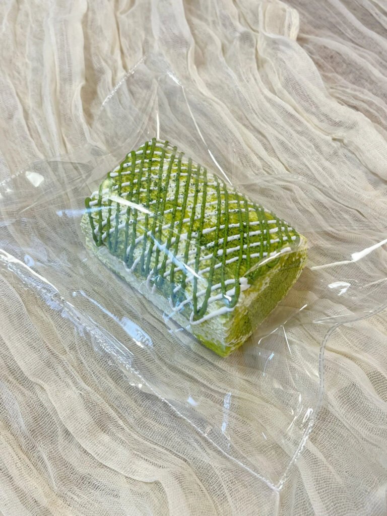 358004 Qingtian Nienie Matcha Double-Layer Marshmallow (Dry Cream Texture Series) / 晴天捏捏 抹茶双层棉花糖(干奶油触感系列)