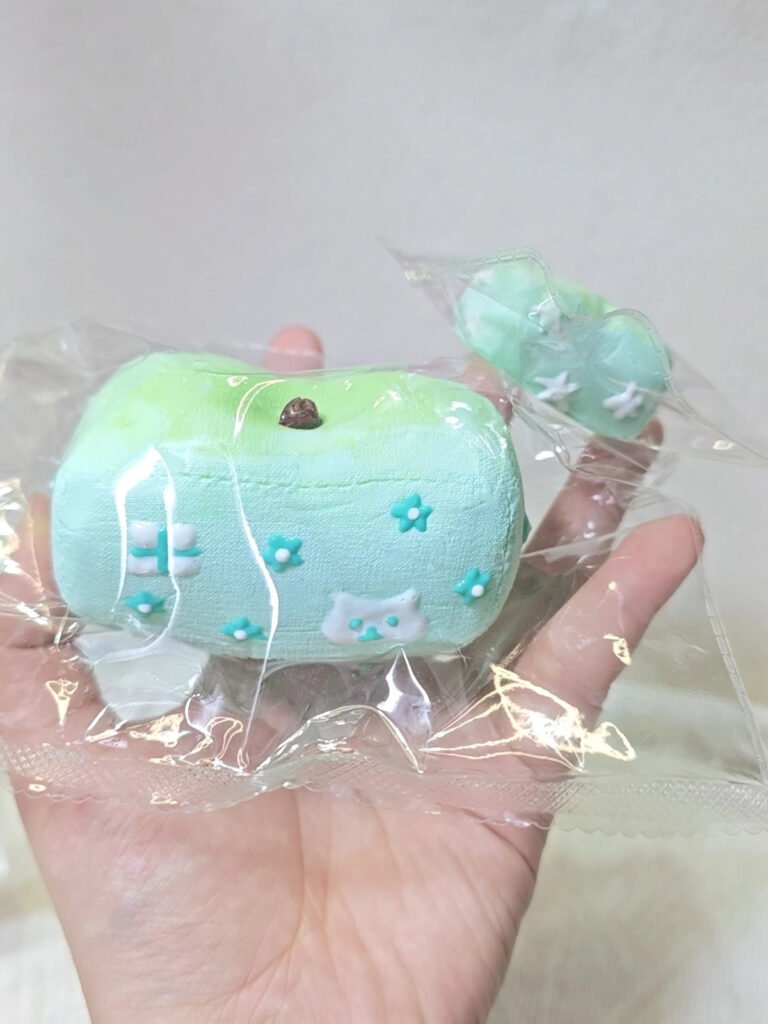 183014 Qumeimei Green Apple Kitten House (Rice Cake Clay Texture Series) / 趣莓莓 青苹果小猫屋（年糕泥触感系列）