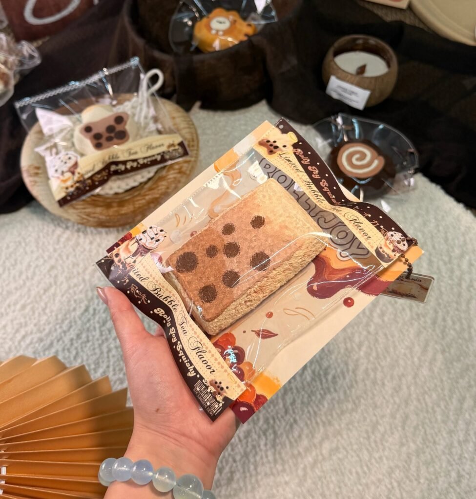 432003 Rollyjoy Bubble Tea Long Toast (Thin Milk Clay Texture Series) / Rollyjoy 珍珠奶茶系列长吐司（稀奶泥触感系列）