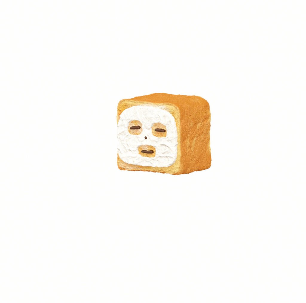 432006 Rollyjoy Face Mask Toast (Soft Dry Milk Clay Texture Series) / Rollyjoy 面膜吐司（软干奶泥触感系列）