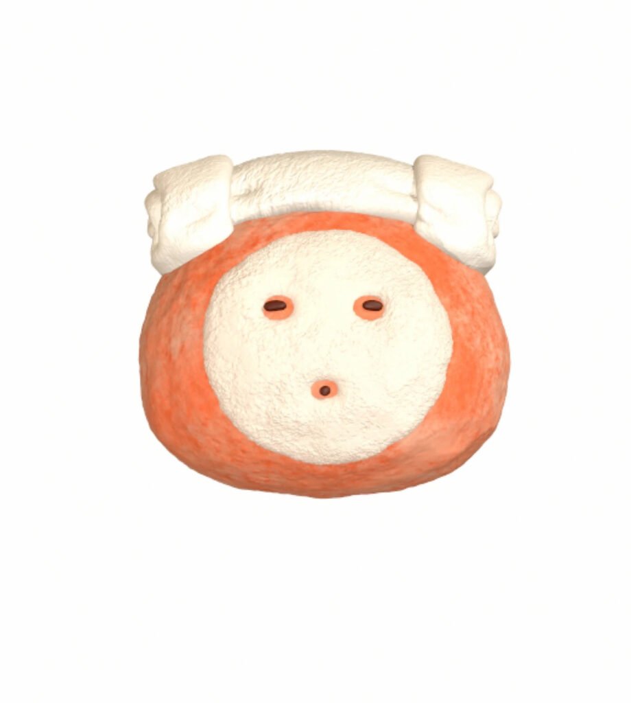432007 Rollyjoy Persimmon Face Mask Daifuku (Soft Dry Milk Clay Texture Series) / Rollyjoy 柿柿如意面膜大福（软干奶泥触感系列）