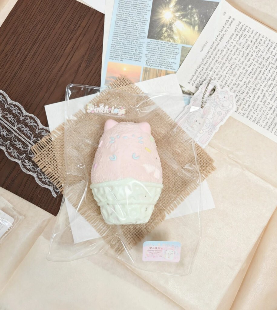 333003 Soft Haze Dopamine Kitty Ice Cream (Mochi Clay Texture Series) / 软雾 ドーパミンこねこアイスクリーム (もちクレイ触感シリーズ)
