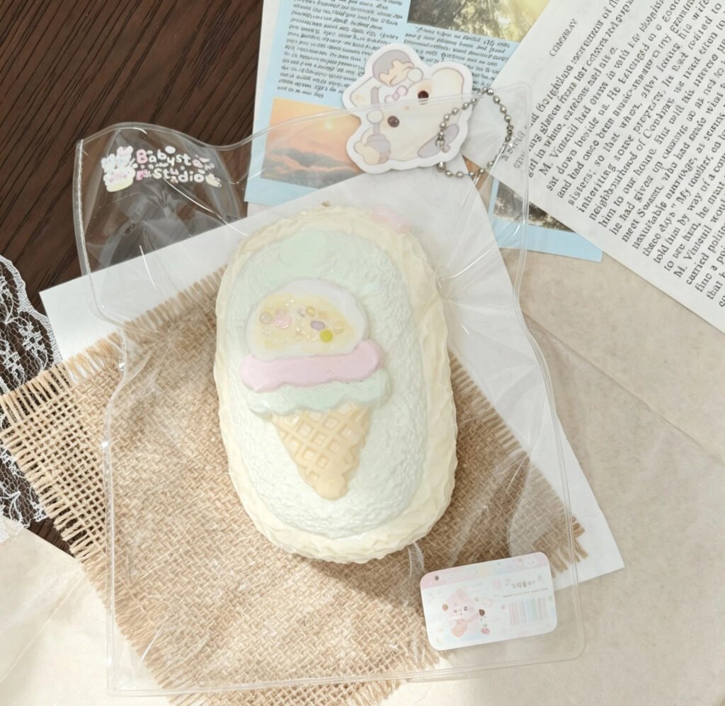 333007 Soft Haze Sea Salt Ice Cream (Mochi Clay Texture Series) / 软雾 シーソルトアイスクリーム (もちクレイ触感シリーズ)