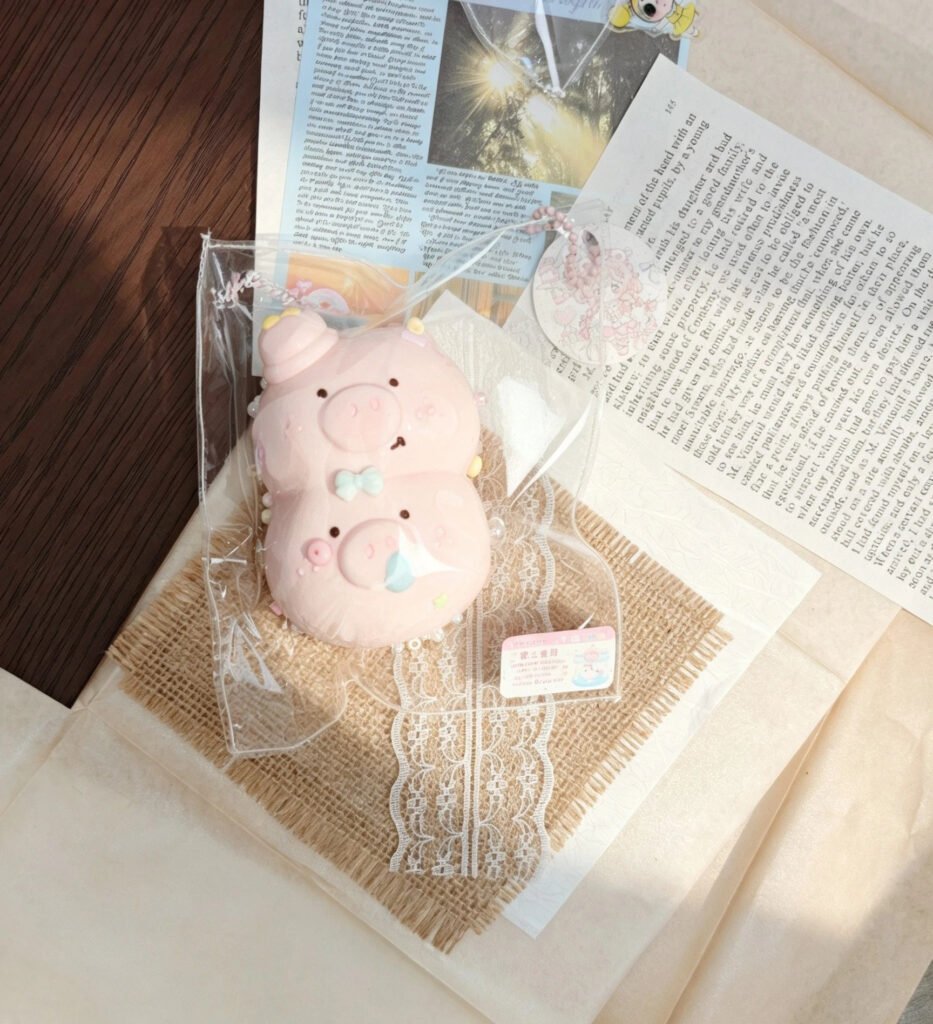 333009 Soft Haze Piggy Runny-Nose Bun (Mochi Clay Texture Series) / 软雾 こぶたの鼻水パン (もちクレイ触感シリーズ)