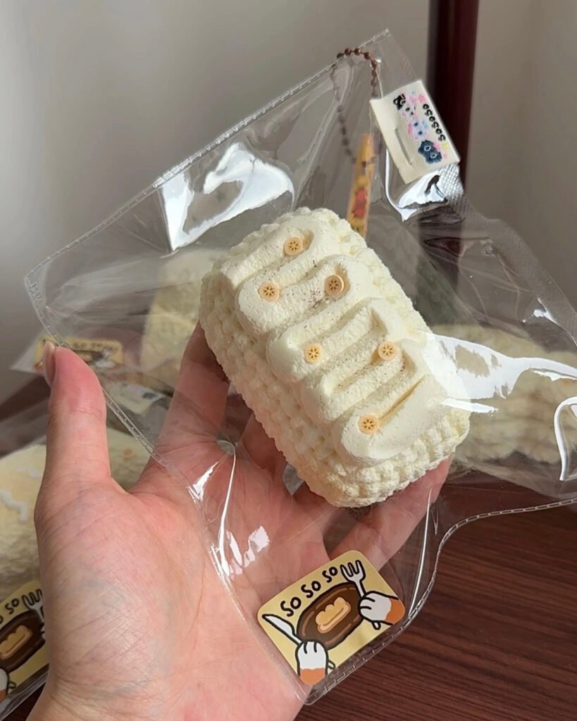 384001 SoSo Knitted Cream Bar (Normal Resistance Texture Series) / SoSo的捏捏 针织奶油条（正常阻力触感系列）