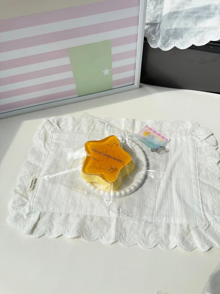381001 Have a Tomato Large Star Caramel Pudding (Soft Cream Texture Series) / 来一颗番茄吧 大星星焦糖布丁（绵奶油触感系列）