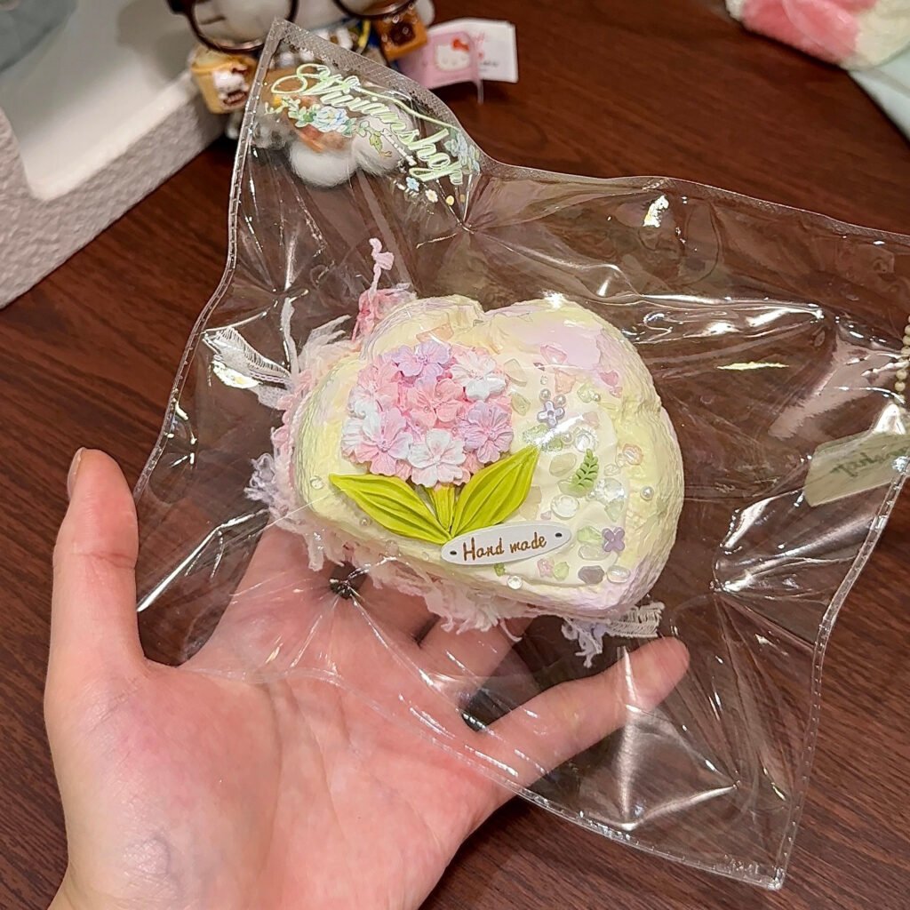 4336 Vivianshop Hydrangea Frosted Toast (Glutinous Rice Clay Texture Series) / Vivianshop あじさいクリームコーティングトースト (もち米クレイ触感シリーズ)