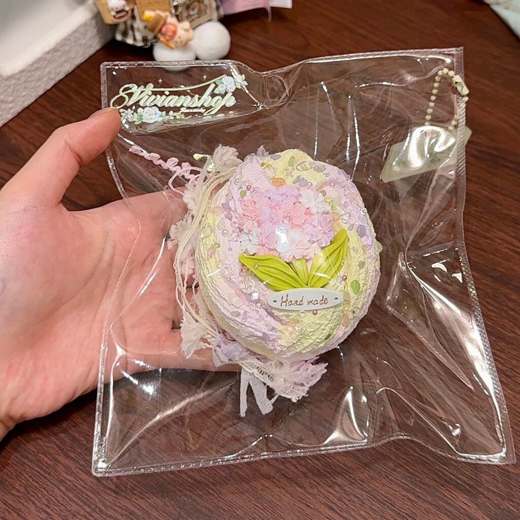 4337 Vivianshop Hydrangea Round Bun (Glutinous Rice Clay Texture Series) / Vivianshop あじさい丸パン (もち米クレイ触感シリーズ)