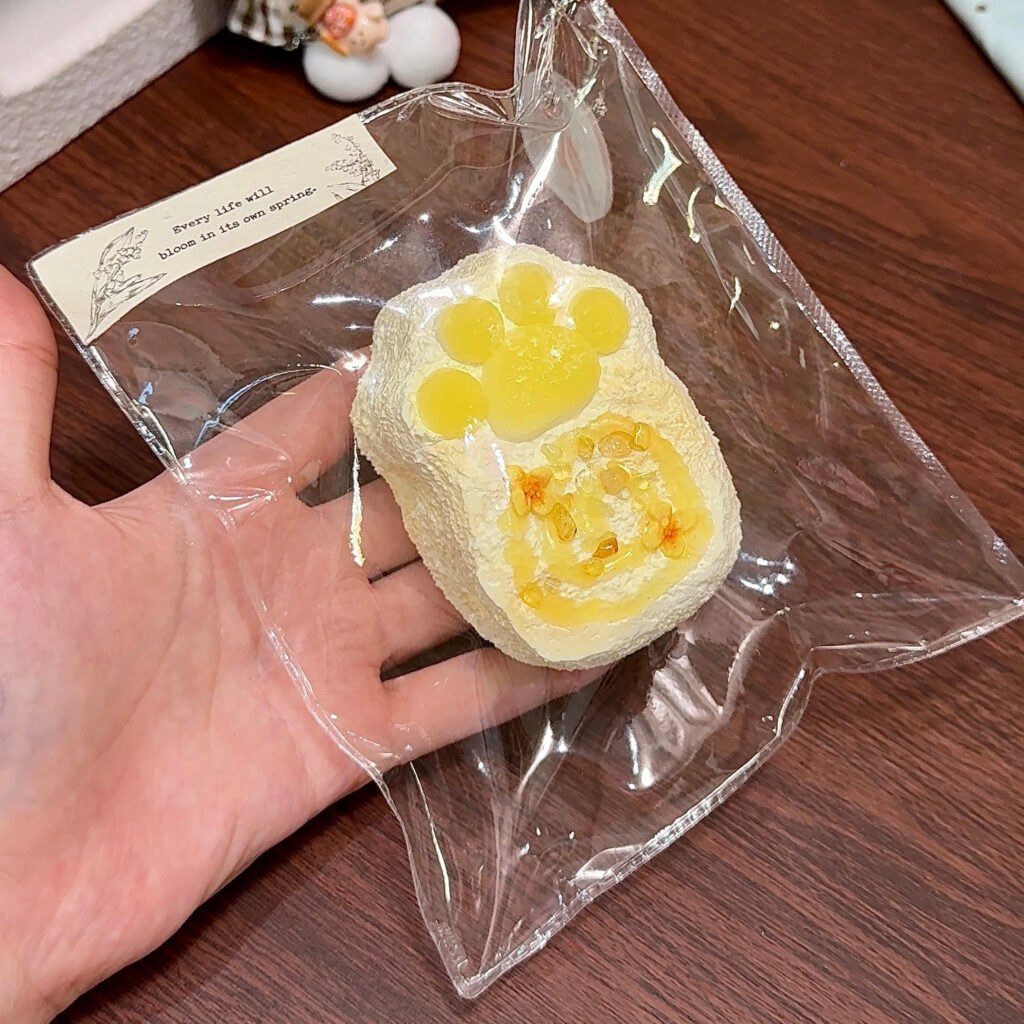 4342 Vivianshop Osmanthus Cat Paw (Glutinous Rice Clay Texture Series) / Vivianshop キンモクセイ猫の肉球 (もち米クレイ触感シリーズ)