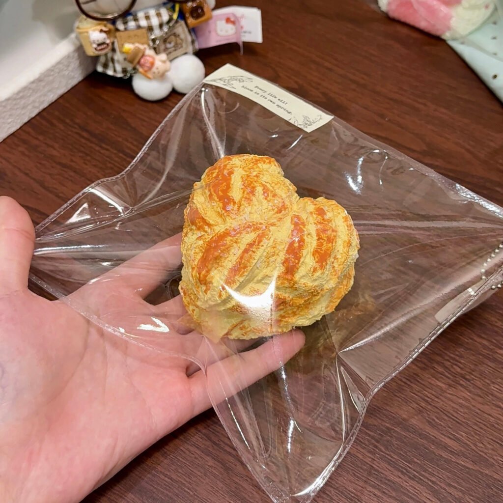 4345 Vivianshop Heart Pull-Apart Bread (Glutinous Rice Clay Texture Series) / Vivianshop ハートちぎりパン (もち米クレイ触感シリーズ)