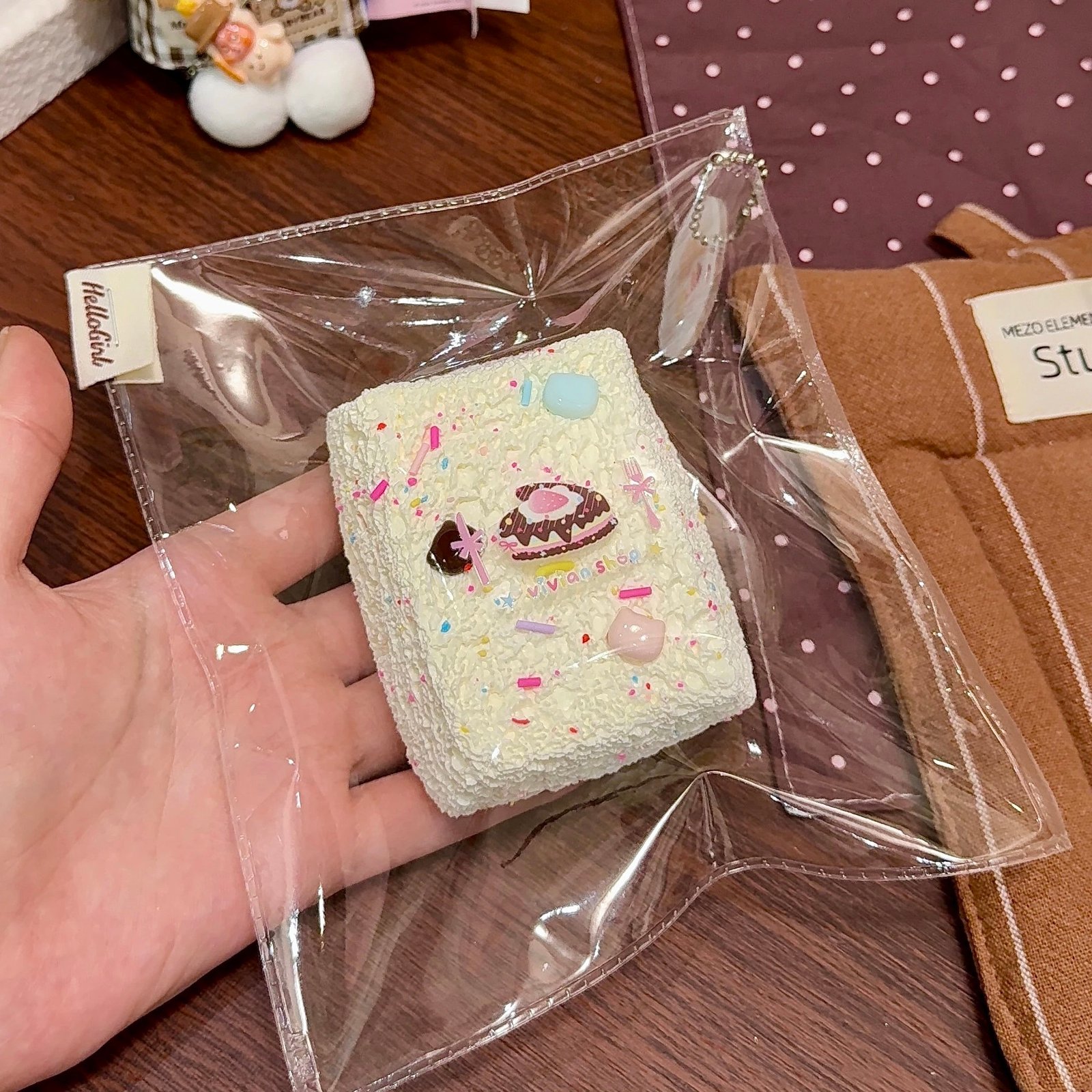 4362 Vivianshop Kitten Bean Short Toast (Light Cream Texture Series) / Vivianshop 子猫ビーンズショートトースト (ライトクリーム触感シリーズ)