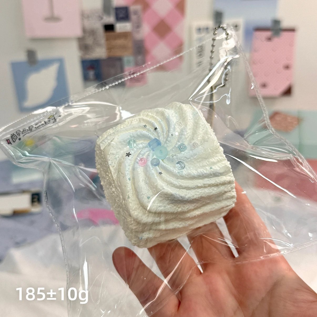 342005 Wakey Sea Breeze Meringue (Dry Glutinous Clay Texture Series) / 醒醒 潮風メレンゲ (ドライもちクレイ触感シリーズ)