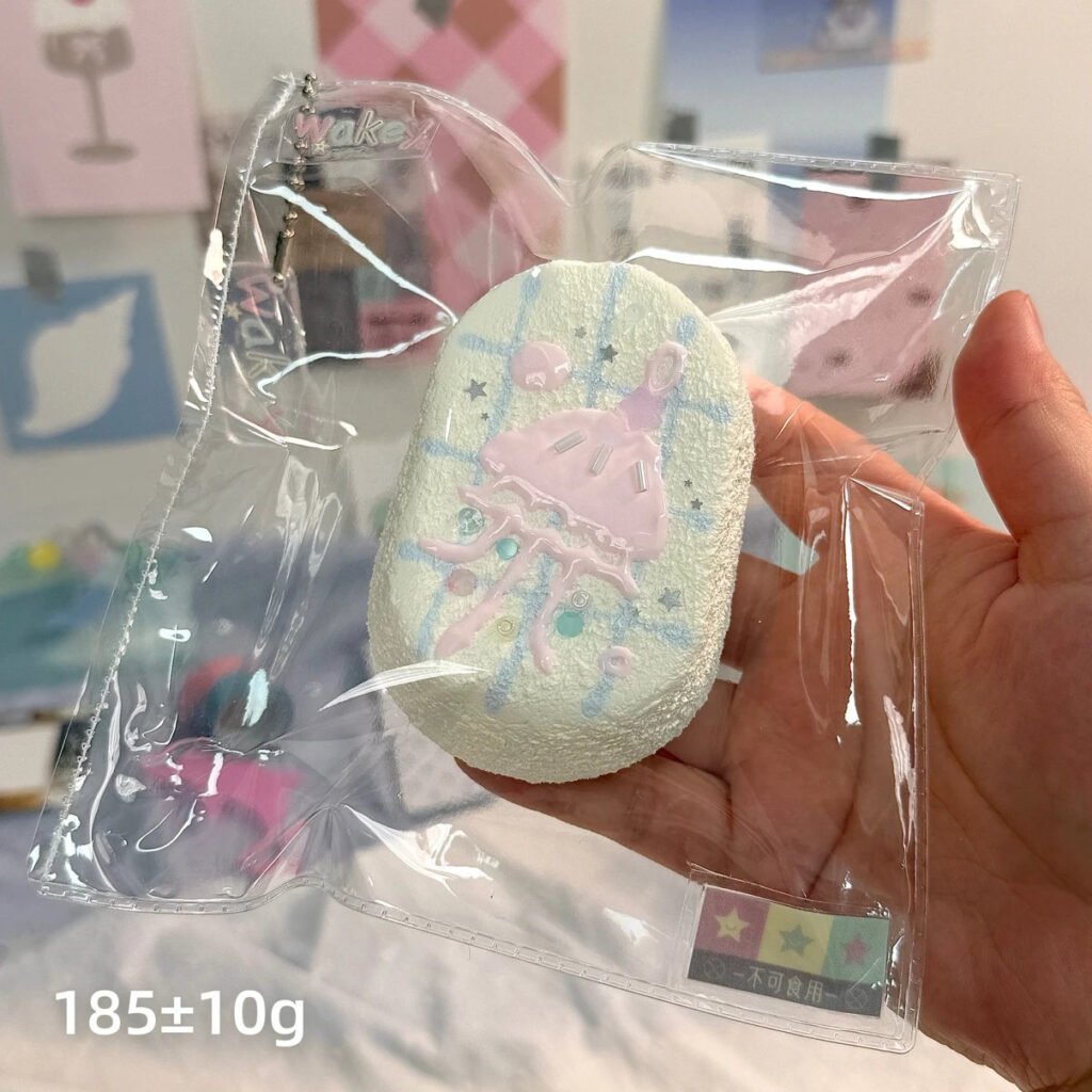 342006 Wakey Jellyfish Wind Chime Senbei (Dry Glutinous Clay Texture Series) / 醒醒 クラゲ風鈴せんべい (ドライもちクレイ触感シリーズ)
