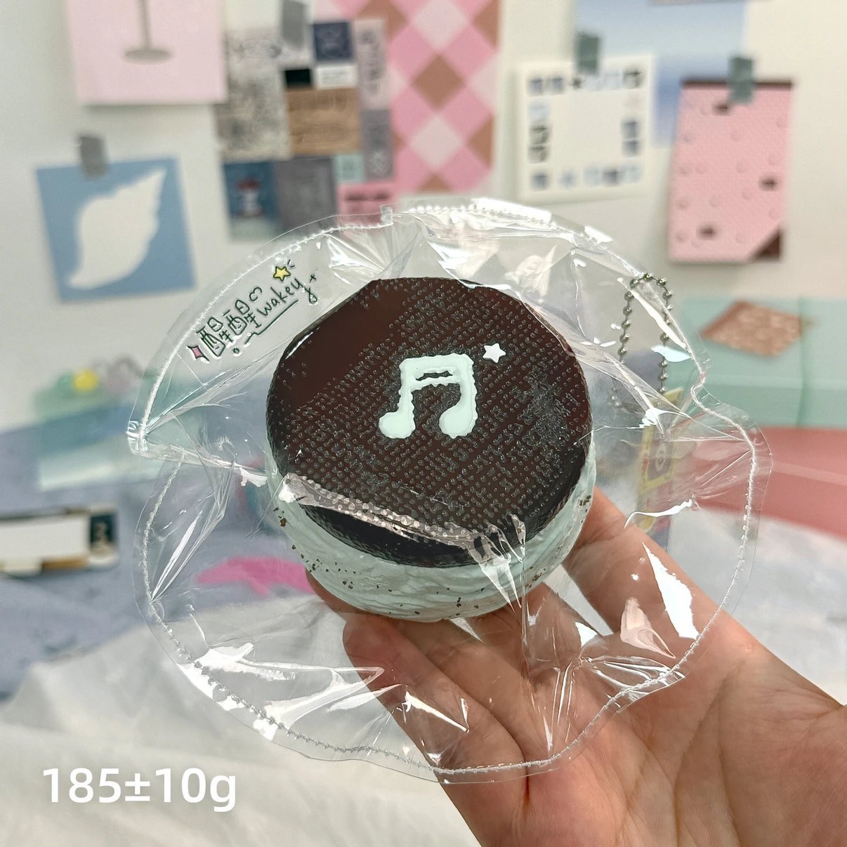 342008 Wakey Mint Chocolate Chunk (Dry Glutinous Clay Texture Series) / 醒醒 ミントチョコころころブロック (ドライもちクレイ触感シリーズ)