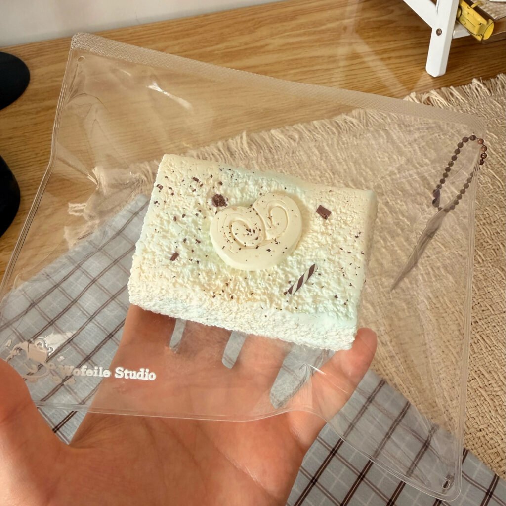 109009 wofeile studio Mint Mini Toast (Soft Plastic Clay Texture Series) / wofeile studio 薄荷小吐司（偏软可塑触感系列）