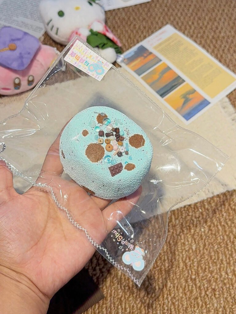 65011 Playful Mouse Squishy Mint Polka Dot Silky Rice Cracker (Reduced-Resistance Sticky Clay Texture Series) / 顽皮鼠捏捏 薄荷波点丝绸仙贝（降阻黏糊泥触感系列）