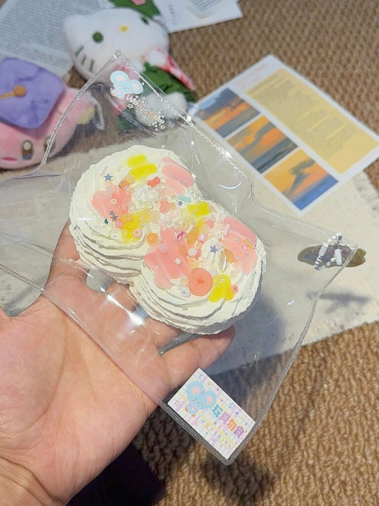 65018 Playful Mouse Squishy Double Jelly Cookie (Reduced-Resistance Sticky Clay Texture Series) / 顽皮鼠捏捏 果冻二连曲奇（降阻黏糊泥触感系列）