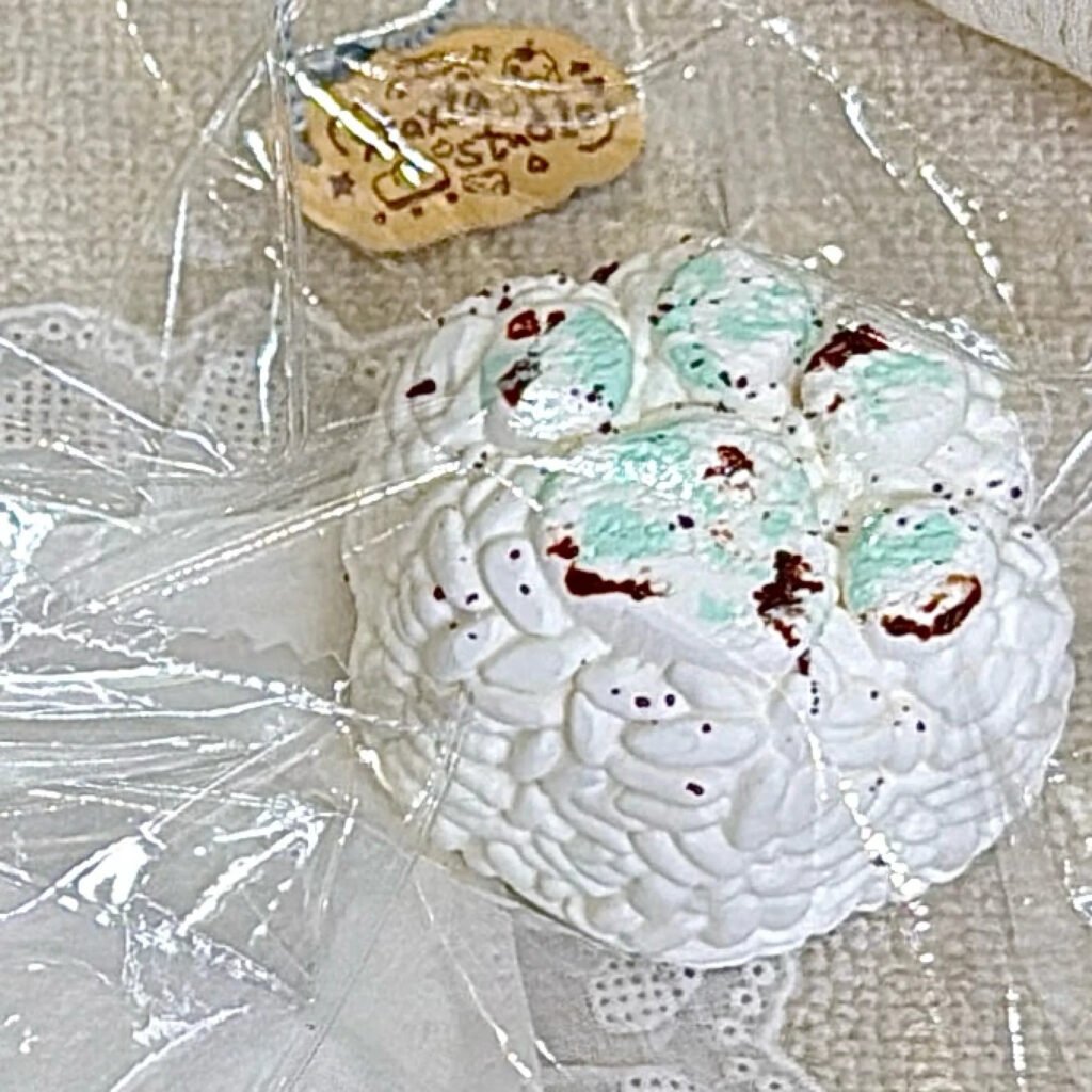 339041 Xiaxia Vending Machine Mint Chocolate Cat Paw Rice Ball (New Dry Cheese Clay Texture Series) / 夏夏de贩卖机 ミントチョコねこ肉球おにぎり (新ドライチーズクレイ触感シリーズ)