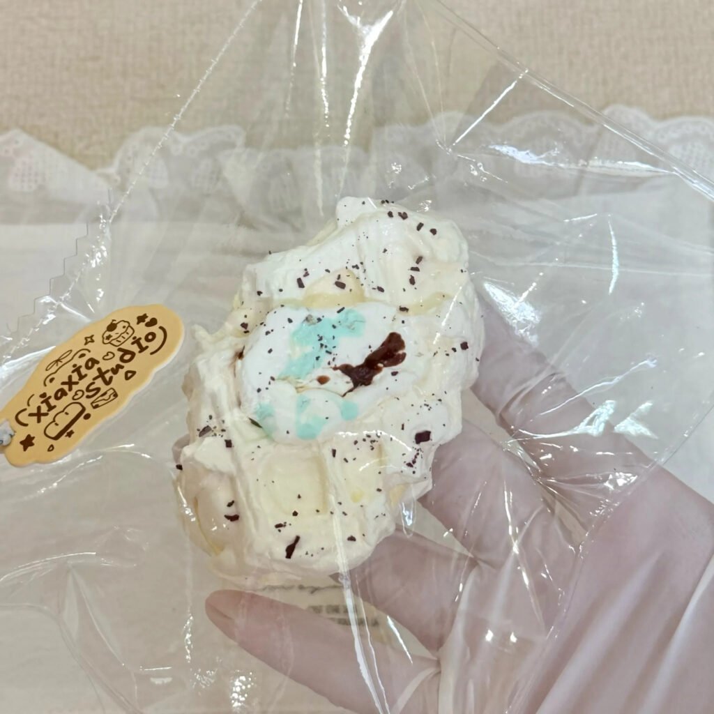 339045 Xiaxia Vending Machine Mint Chocolate Frosted Waffle (Whipped Cream Clay Texture Series) / 夏夏de贩卖机 ミントチョコフロステッドワッフル (ホイップクリームクレイ触感シリーズ)