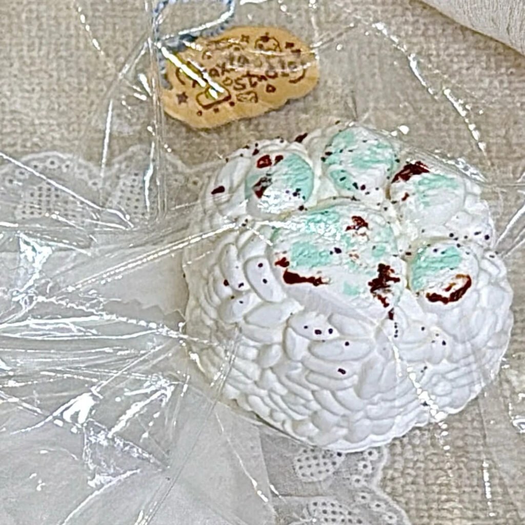 339048 Xiaxia Vending Machine Mint Chocolate Rice Cat Paw (Whipped Cream Clay Texture Series) / 夏夏de贩卖机 ミントチョコごはんねこ肉球 (ホイップクリームクレイ触感シリーズ)