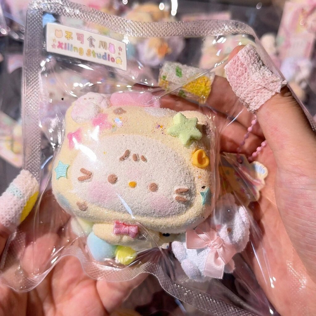 324022 Xiling Studio New Dot Hooded Kitten (Flocked Texture Series) / Xiling Studio 新点帽兜小猫（裹绒触感系列）