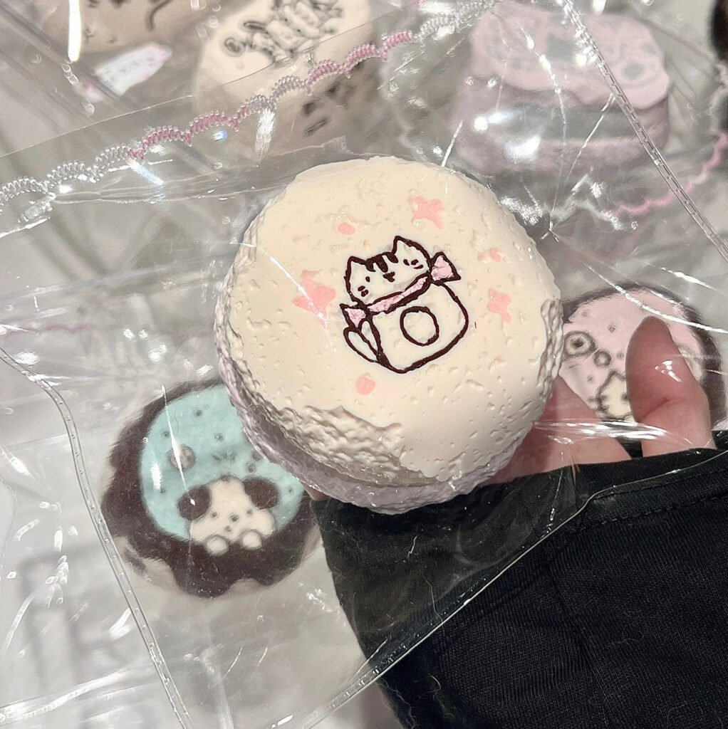 366012 XinBaBa Pink Double Round (New Cream Clay Texture Series) / XinBaBa 小粉双圆(新奶油触感系列)