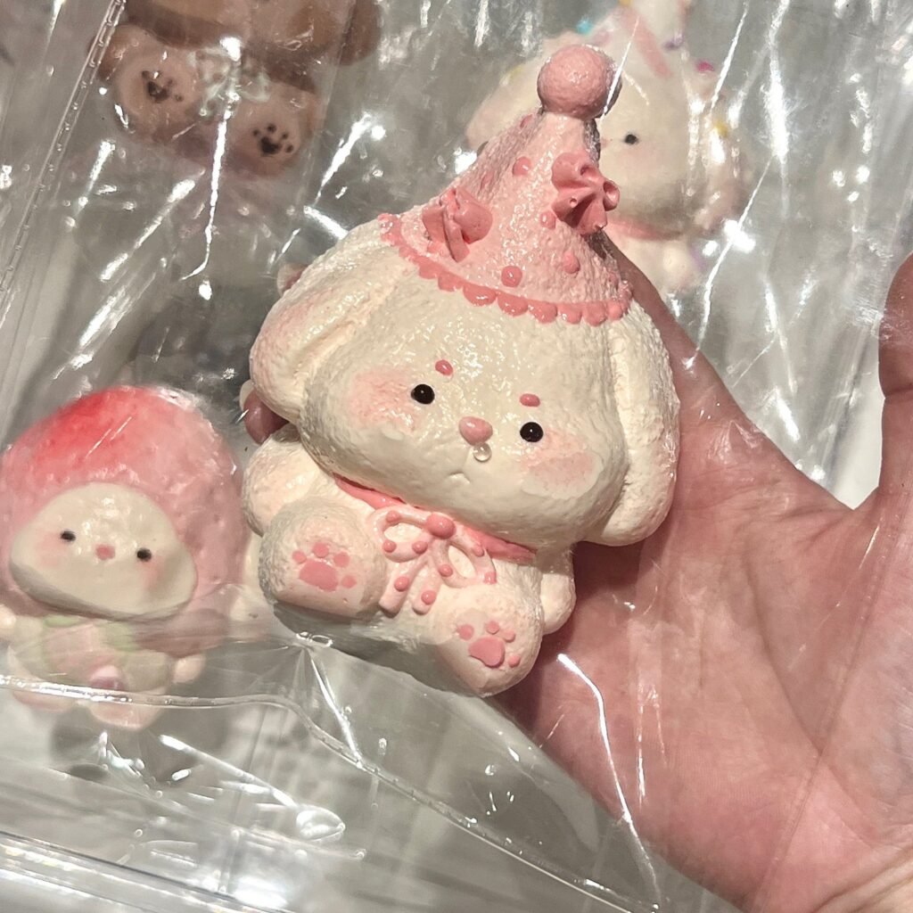 366019 XinBaBa Peach Bunny (New Cream Clay Texture Series) / XinBaBa 桃桃小兔（新奶油触感系列）