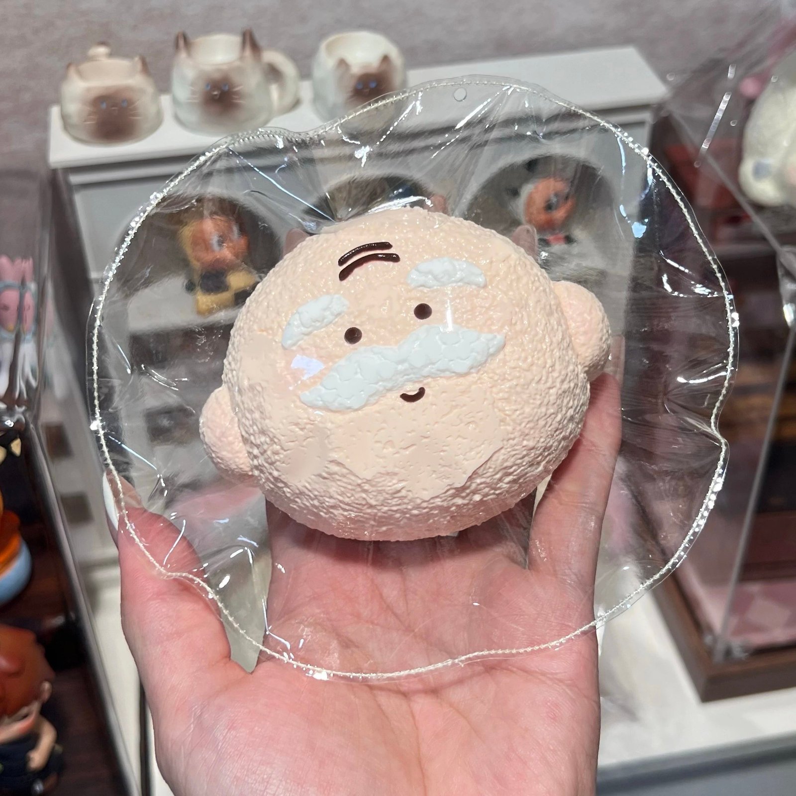 125040 Xiu Maomi Nienie Grandpa Biscuit (Glutinous Cream Texture Series) / 修猫咪捏捏 老头饼(糯奶油触感系列)
