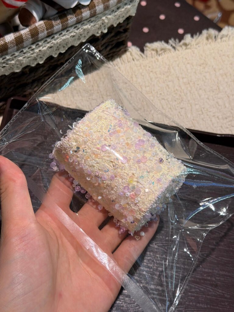 52022 Xiao Lin Jiang Purple Crushed Stone Double-Layer Marshmallow (Soft Milk Cream Texture Series) / 小琳酱捏捏 紫のクラッシュストーン二層マシュマロ (ソフトミルククリーム触感シリーズ)