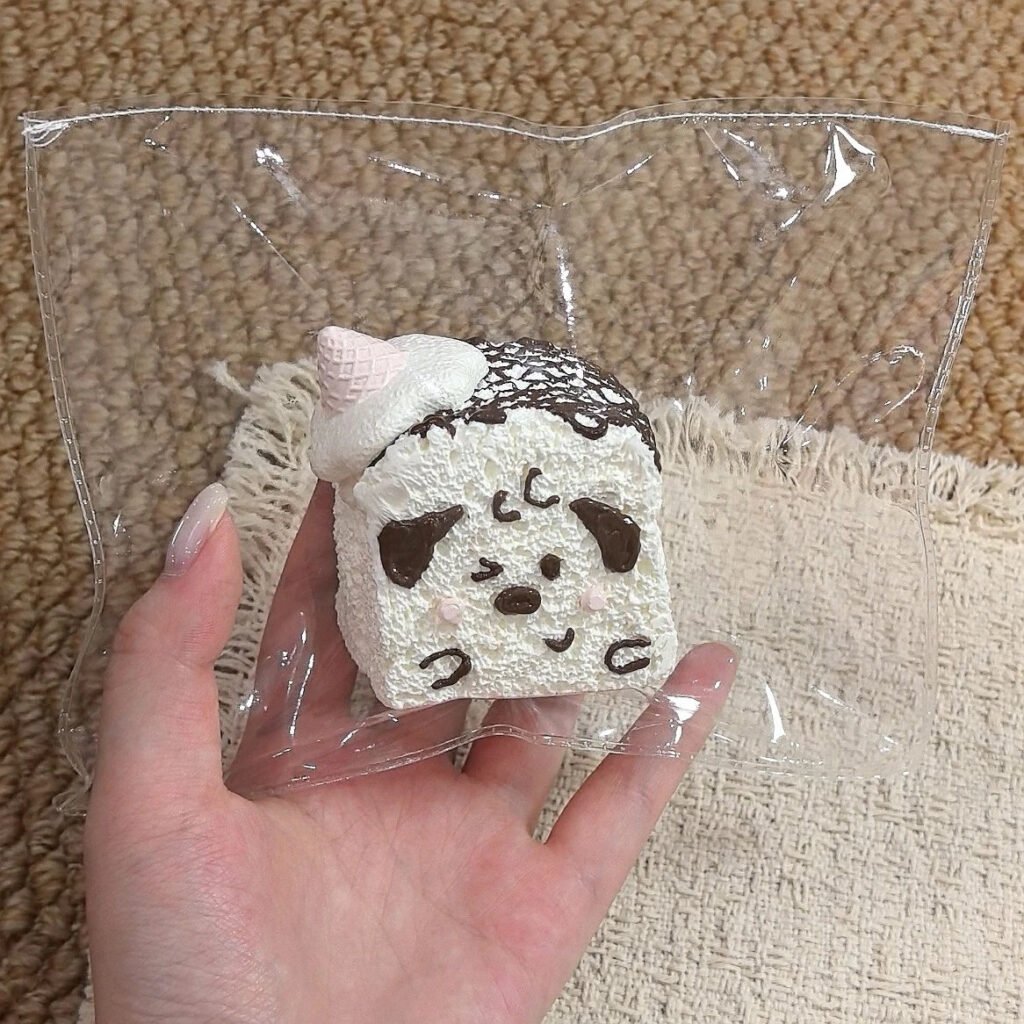 213021 Xiao Mi Zhou Studio Party Puppy Toast (Glutinous Cheese Clay Texture Series) / 小米粥studio Party小狗吐司（糯奶酪触感系列）