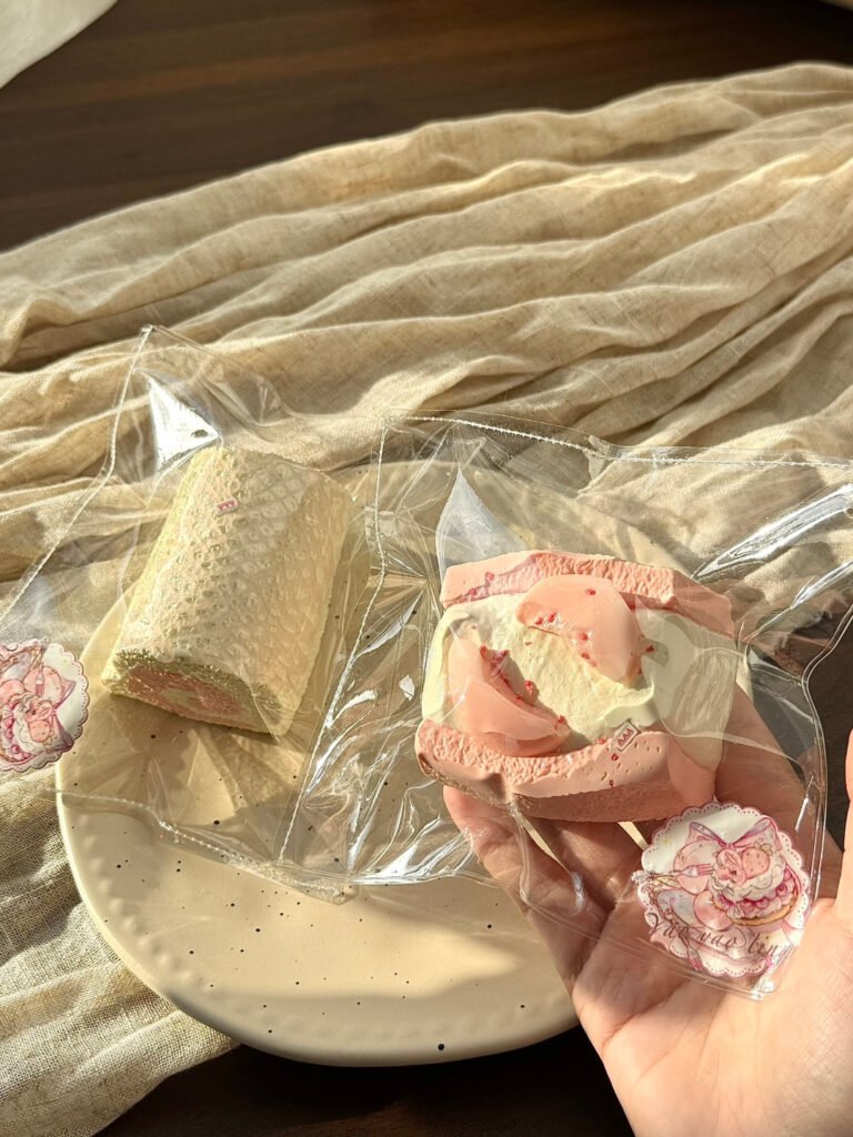 349010 Yaoyaoling Peach Jelly Sandwich (Custom Cream Clay Texture Series) / 夭夭灵 桃冻三明治（特调奶油泥触感系列）