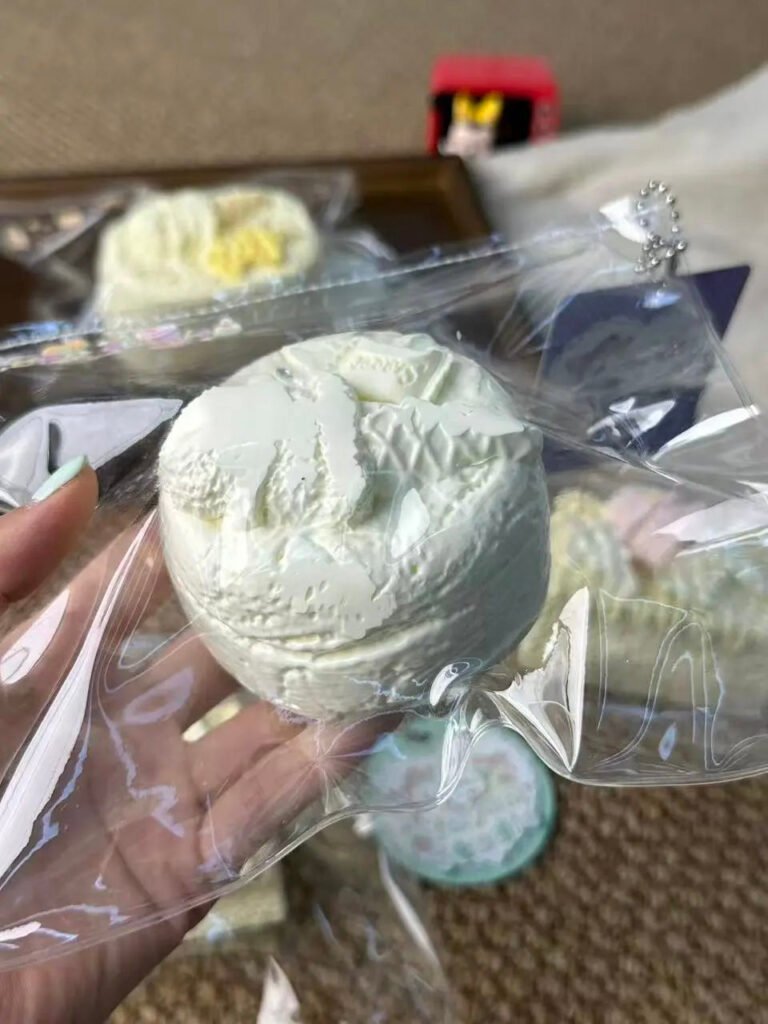 346026 Yayun Squishy Island Ice Cream Milk Knot (Glutinous Rice Cake Clay Texture Series) / 雅云萌捏岛 冰激凌奶疙瘩（糍粑泥触感系列）