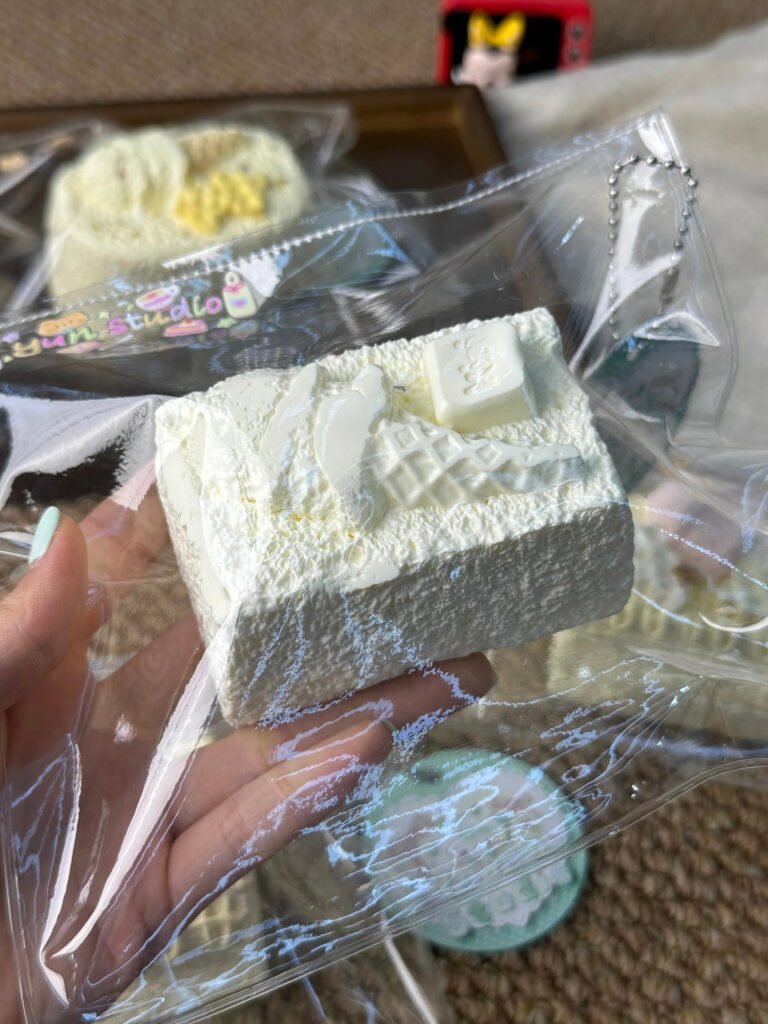 346029 Yayun Squishy Island Ice Cream Short Toast (Dry Clay Texture Series) / 雅云萌捏岛 冰激凌短吐司（干噎泥触感系列）