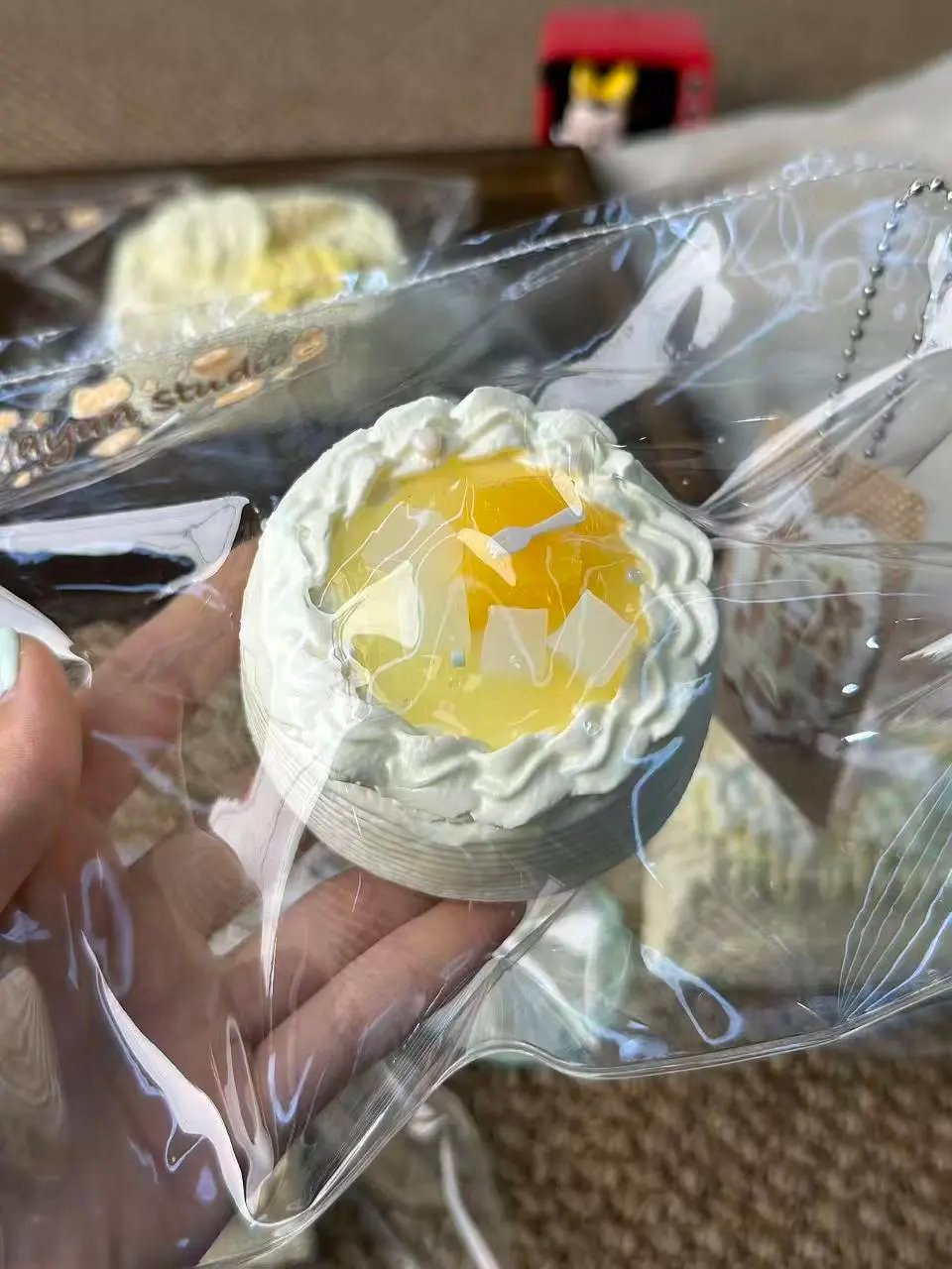 346037 Yayun Squishy Island Mango Coconut Cake (Dry Milk Clay Texture Series) / 雅云萌捏岛 芒椰蛋糕(干乳泥触感系列)