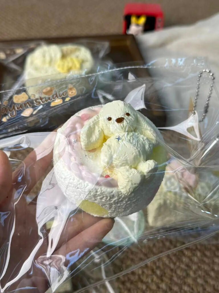 346038 Yayun Squishy Island Moon Bunny (Dry Milk Clay Texture Series) / 雅云萌捏岛 月亮小兔(干乳泥触感系列)