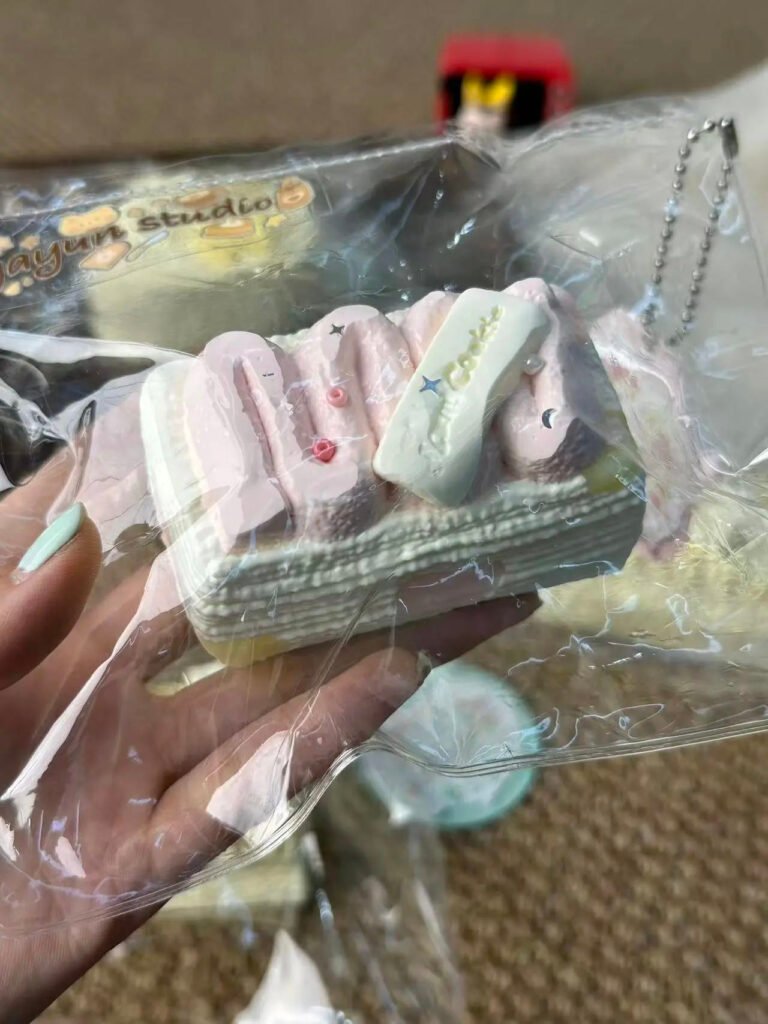 346045 Yayun Squishy Island Pink Peach Wafer (Pure Clay Texture Series) / 雅云萌捏岛 粉桃威化(纯泥触感系列)