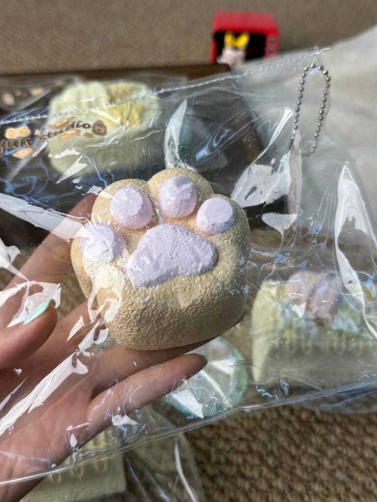 346046 Yayun Squishy Island Pink Peach Cat Paw (Pure Clay Texture Series) / 雅云萌捏岛 粉桃猫爪(纯泥触感系列)